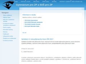 Gymnázium pro zrakově postižené a Střední odborná škola pro zrakově postižené Praha 5