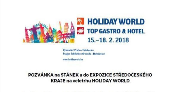 Středočeský kraj zve návštěvníky na veletrh Holiday World 2018