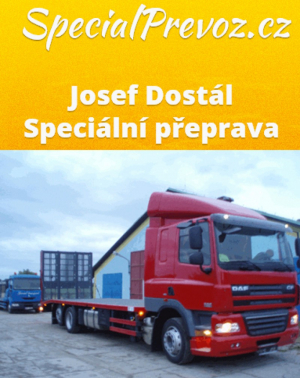 Josef Dostál - speciální a kontejnerová přeprava Praha