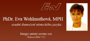 PhDr. Eva Wohlmuthová, MPH - překlad, tlumočení, soudní tlumočení Praha