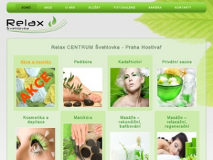 Relax Centrum Švehlovka - kadeřnictví, sauna, masáže, kosmetika Praha