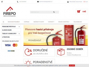 FIREPO - prodej a servis hasících přístrojů Praha, Nymburk