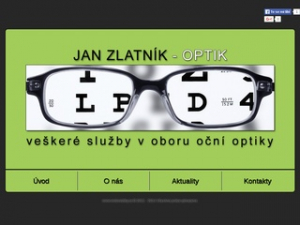 Jan Zlatník - oční optika, autorefraktometr, kontaktní čočky Praha