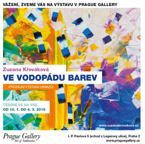 Zuzana Křováková představí výstavu Ve vodopádu barev v Prague Gallery