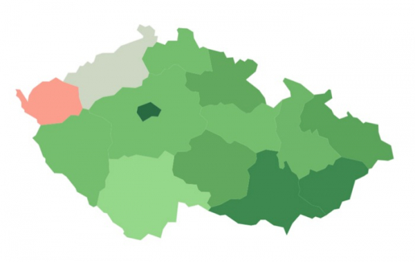 Většina českých regionů bohatne rychleji, než je průměr EU. Nejvíce se daří Zlínskému kraji