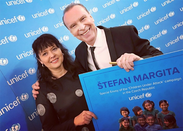 Štefan Margita opět pomohl české pobočce UNICEFU