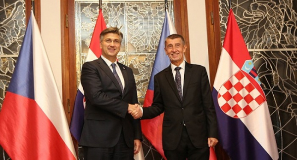 Premiér Babiš jednal s předsedou vlády Chorvatska