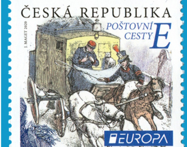Nová známka Europa: Poštovní cesty nahlíží do historie