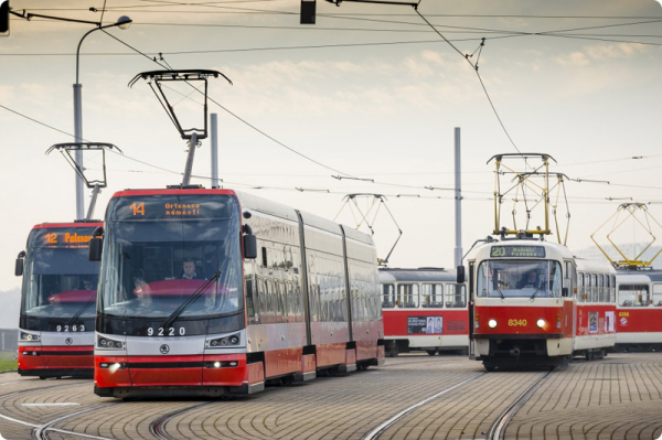 Družicový navigační systém Galileo pomůže s automatizací provozu pražských tramvají