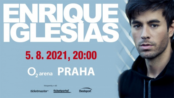 Enrique Iglesias se vrací do Prahy! V O2 areně vystoupí 5. srpna 2021