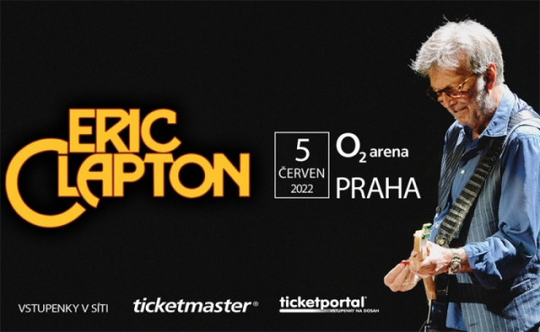 Eric Clapton oznamuje přesun koncertu v O2 areně na rok 2022