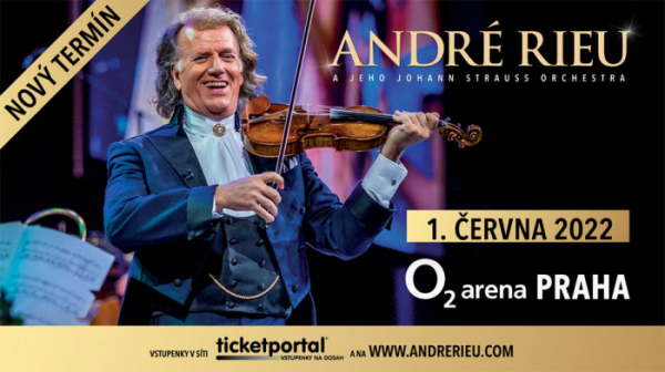 André Rieu  z důvodu pandemie opět přesouvá koncert v pražské O2 areně