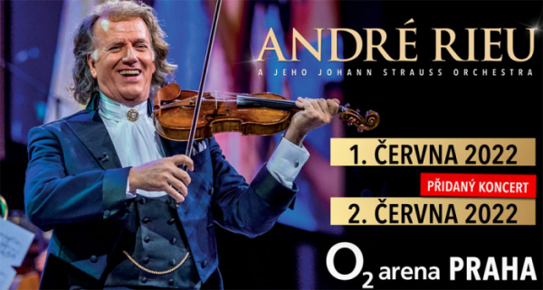 André Rieu díky velkému zájmu přidává druhý koncert v pražské O2 areně
