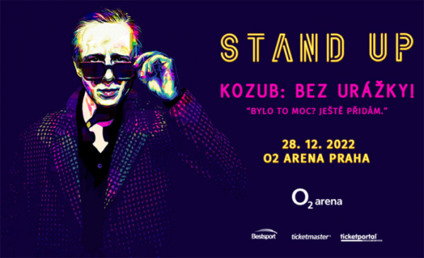 Herec Štěpán Kozub předvede stand-up show Kozub: Bez urážky! v O2 areně