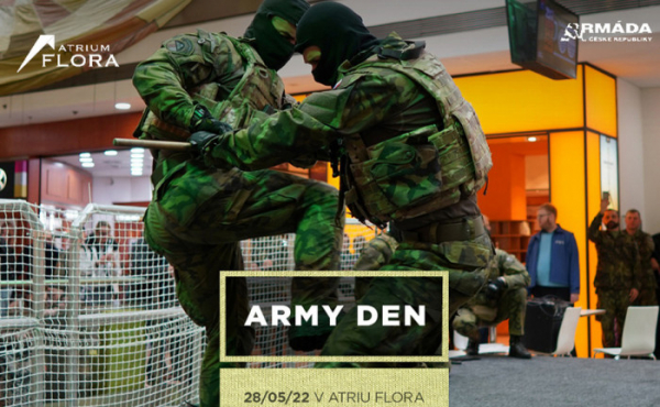 Army den v pražském obchodním centru Atrium Flora opět láká návštěvníky