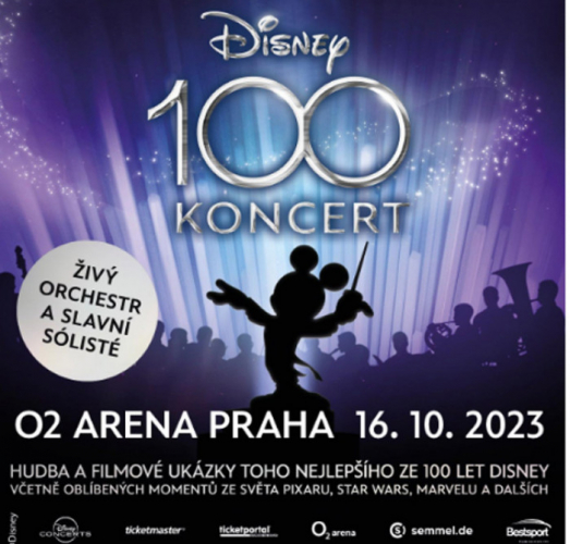 Multimediální show Disney100: Koncert v pražské O2 areně