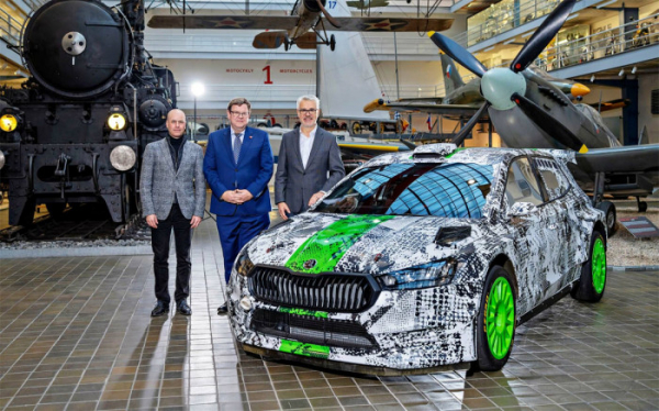 Prototyp vozu Škoda Fabia RS Rally2 byl předán do sbírek Národního technického muzea