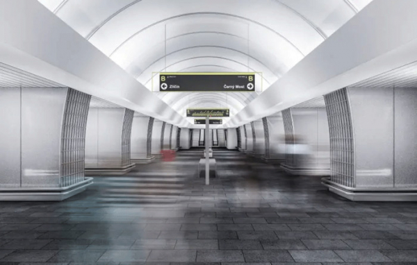 Novou výtvarnou podobu stanice metra Českomoravská navrhnou Maxim Velčovský a edit! architects