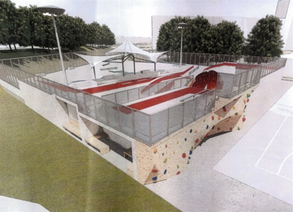 Na Lužinách pokračuje výstavba nového skateparku