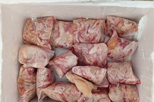 Veterináři odhalili v nelegálním skladu v SAPĚ 300 kg potravin neznámého původu